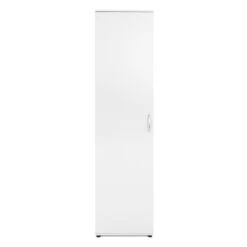 Armoire 1 Porte 6 Niveaux Blanc -Magasin Mobilier armoire 1 porte 6 niveaux andy blanc 3