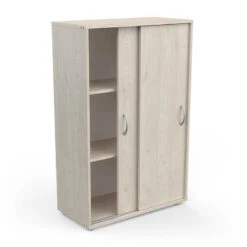 Demeyere Armoire 2 Portes Coulissantes Coloris Naturel Nexty -Magasin Mobilier armoire 2 portes coulissantes coloris naturel nexty 2