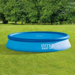 Bâche à Bulles Ronde Pour Piscines D. 4,57 M Intex -Magasin Mobilier bache a bulles ronde pour piscines d 457 m intex 3