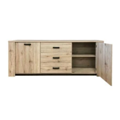 Bahut 3 Tiroirs 2 Portes Olivier -Magasin Mobilier bahut 3 tiroirs 2 portes olivier 2