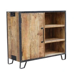 Buffet 1 Porte 3 Niches Manguier