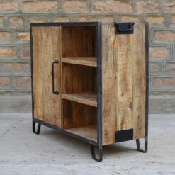 Buffet 1 Porte 3 Niches Manguier -Magasin Mobilier buffet 1 porte 4 niches manguier 3