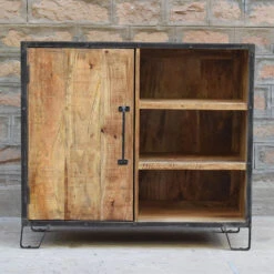 Buffet 1 Porte 3 Niches Manguier -Magasin Mobilier buffet 1 porte 4 niches manguier 6