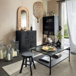 Buffet 2 Portes Métal Ajouré Teeco Atmosphera 13 Buffet 2 Portes Métal Ajouré Teeco Atmosphera -Magasin Mobilier buffet 2 portes metal ajoure teeco atmosphera 6