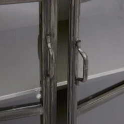 Buffet Broc 2 Portes Métal Noir Atmosphera -Magasin Mobilier buffet broc 2 portes metal noir atmosphera 3