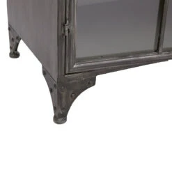 Buffet Broc 2 Portes Métal Noir Atmosphera -Magasin Mobilier buffet broc 2 portes metal noir atmosphera 4