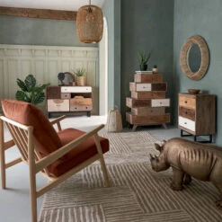 Buffet En Bois De Manguier Koval Nuances Unies Atmosphera -Magasin Mobilier buffet en bois manguier koval nuances unies atmosphera 7