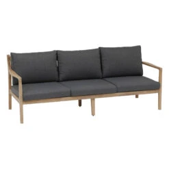 Canapé Extérieur 3 Places Bois Acacia Lacovia Hespéride