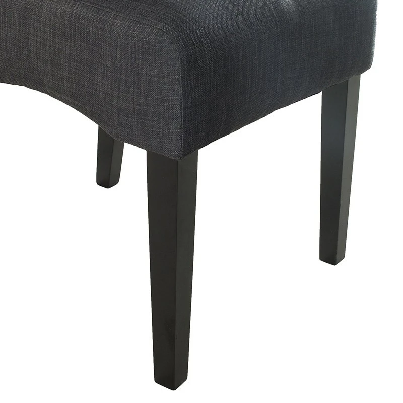 Demeyere Chaise Elite Tissu Gris Foncé 4 Demeyere Chaise Elite Tissu Gris Foncé – Image 4