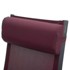 Chaise Longue Decima Hespéride Bordeaux/graphite -Magasin Mobilier chaise long decima hesperide bordeaux 4