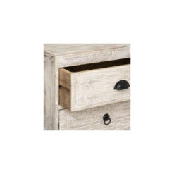 Chevet 3 Tiroirs Bois Blanchi Ajay Atmosphera 11 Chevet 3 Tiroirs Bois Blanchi Ajay Atmosphera -Magasin Mobilier chevet 3 tiroirs bois blanchi ajay atmosphera 5