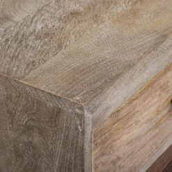 Chevet 3 Tiroirs Unis Koval Atmosphera -Magasin Mobilier chevet 3 tiroirs unis atmosphera 1 2