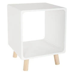 Magasin Mobilier -Magasin Mobilier chevet break blanc lot de 2 atmosphera 1