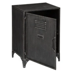 Chevet En Métal 1 Porte Sevin Atmosphera -Magasin Mobilier chevet en metal 1 porte sevin atmosphera 2