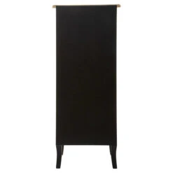 Chiffonnier 5 Tiroirs Noir Chrysa Atmosphera -Magasin Mobilier chiffonnier 5 tiroirs noir chrysa atmosphera 4