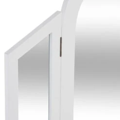 Coiffeuse Blanche 1 Tiroir Aurell Atmosphera -Magasin Mobilier coiffeuse blanche 1 tiroir aurell atmosphera 2