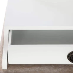 Coiffeuse Blanche 3 Tiroirs Chrysa Atmosphera -Magasin Mobilier coiffeuse blanche 3 tiroirs chrysa atmosphera 3