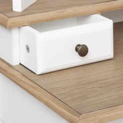 Coiffeuse Blanche 3 Tiroirs Solen Atmosphera -Magasin Mobilier coiffeuse blanche 3 tiroirs solen atmosphera 6