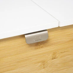 Coiffeuse En Bambou Levia Blanc 5Five -Magasin Mobilier coiffeuse en bambou levia blanc 5five 4