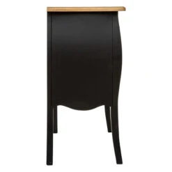 Commode 3 Tiroirs Chrysa Noire Atmosphera -Magasin Mobilier commode 3 tiroirs chrysa noire atmosphera 3