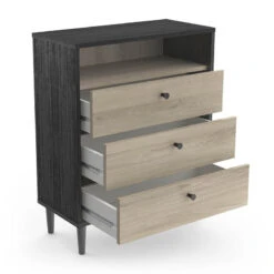 Demeyere Commode 3 Tiroirs Industriel Arty -Magasin Mobilier commode 3 tiroirs industriel arty 3