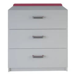 Demeyere Commode 3 Tiroirs Reverso Rose Ou Bleu -Magasin Mobilier commode 3 tiroirs reverso rose ou bleu 3