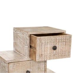 Commode Ajay 6 Tiroirs Bois Massif Atmosphera -Magasin Mobilier commode ajay 6 tiroirs bois massif atmosphera 4