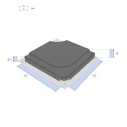 Dalle Pour Parasol 25 Kg Béton Stacio Ardoise Hespéride 5 Dalle Pour Parasol 25 Kg Béton Stacio Ardoise Hespéride -Magasin Mobilier dalle pour parasol 25 kg beton stacio ardoise hesperide 1 2