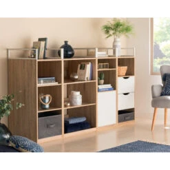 Dressing Module L40 2 étagères 1 Porte Orso -Magasin Mobilier dressing module l40 2 etageres 1 porte orso 2