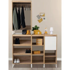Dressing Module L40 2 étagères 1 Porte Orso -Magasin Mobilier dressing module l40 2 etageres 1 porte orso 5