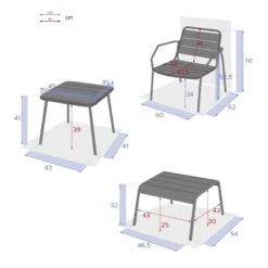 Ensemble Extérieur Duo Relax Phuket Bleu Canard Hespéride 13 Ensemble Extérieur Duo Relax Phuket Bleu Canard Hespéride -Magasin Mobilier ensemble exterieur duo relax phuket bleu canard hesperide 6