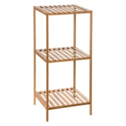 Etagère 4 Niveaux Salle Bain Varia Naturel Bambou -Magasin Mobilier etagere 4 niveaux salle bain varia naturel bambou 3