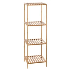 Etagère 5 Niveaux Salle Bain Varia Naturel Bambou -Magasin Mobilier etagere 5 niveaux salle bain varia naturel bambou 4