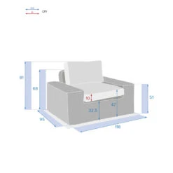 Fauteuil De Salon De Jardin Savinia Coloris Tahini Hespéride -Magasin Mobilier fauteuil de salon de jardin savinia coloris tahini hesperide 1 3