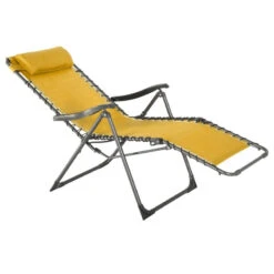 Fauteuil Détente D'extérieur Hespéride Silos Jaune Moutarde -Magasin Mobilier fauteuil detente d exterieur hesperide silos jaune moutarde 1 2