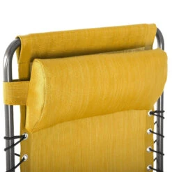 Fauteuil Détente D'extérieur Hespéride Silos Jaune Moutarde -Magasin Mobilier fauteuil detente d exterieur hesperide silos jaune moutarde 1 4