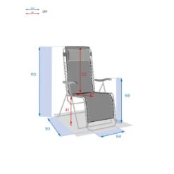 Fauteuil Détente D'extérieur Hespéride Silos Café -Magasin Mobilier fauteuil detente d exterieur hesperide silos taupe 3