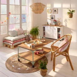 Fauteuil En Rotin Bohemian Dream Atmosphera -Magasin Mobilier fauteuil en rotin bohemian dream atmosphera 3