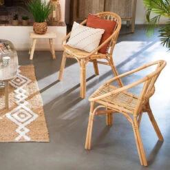 Fauteuil En Rotin Bohemian Dream Atmosphera -Magasin Mobilier fauteuil en rotin bohemian dream atmosphera 4