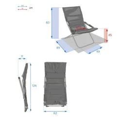 Fauteuil Relax Milos Ardoise Hespéride -Magasin Mobilier fauteuil relax milos ardoise hesperide 1 3