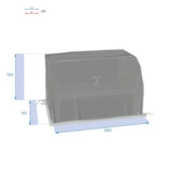 Housse De Protection Pour Canapé L Hambo Hespéride -Magasin Mobilier housse de protection pour canape l hambo hesperide 2