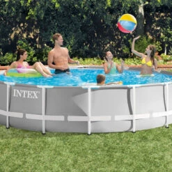 Piscine Prism Frame Ronde 4,57 X 1,07 M Intex -Magasin Mobilier kit piscine tubulaire avec accessoires 2