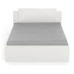 Magasin Mobilier -Magasin Mobilier lit simple 90 x 190200 life blanc 4