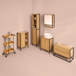 Meuble Bas Salle De Bain Tribecart 5Five -Magasin Mobilier meuble bas salle de bain tribecart 5five 3