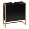 Meuble Sous Lavabo 2 Portes Noir Natureo 5Five
