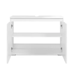 Meuble Sous Vasque 2 Portes Capetown Blanc 7 Meuble Sous Vasque 2 Portes Capetown Blanc -Magasin Mobilier meuble sous vasque 2 portes capetown blanc 2