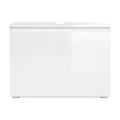 Meuble Sous Vasque 2 Portes Capetown Blanc 9 Meuble Sous Vasque 2 Portes Capetown Blanc -Magasin Mobilier meuble sous vasque 2 portes capetown blanc 4