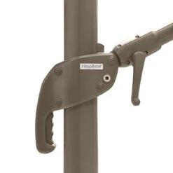 Parasol Décentré Eléa Inclinable Rectangulaire Noisette Hespéride -Magasin Mobilier parasol decentre elea inclinable 3x4 noisette hesperide 2