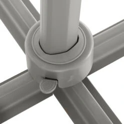 Parasol Décentré Eléa Inclinable Hexagonal Ardoise Hespéride -Magasin Mobilier parasol decentre elea inclinable hexagonal ardoise hesperide 1 4