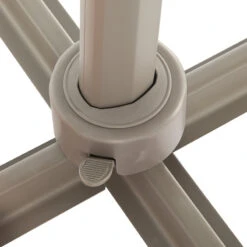 Parasol Décentré Eléa Inclinable Hexagonal Noisette Hespéride -Magasin Mobilier parasol decentre elea inclinable hexagonal noisette hesperide 3